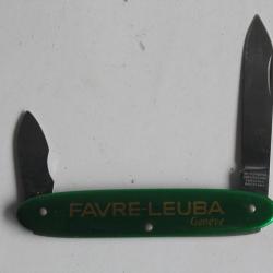 FAVRE-LEUBA Couteau publicitaire ouvre montre