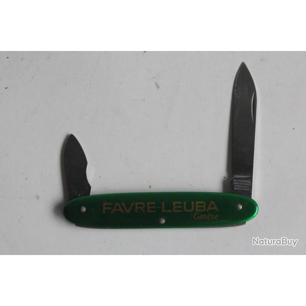 FAVRE-LEUBA Couteau publicitaire ouvre montre