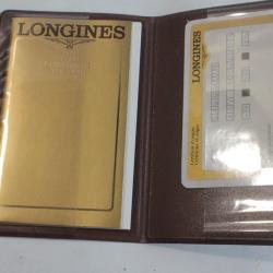 LONGINES Garantie pour montre + livret + étui
