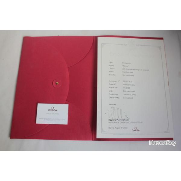OMEGA Extrait d'archive Montre