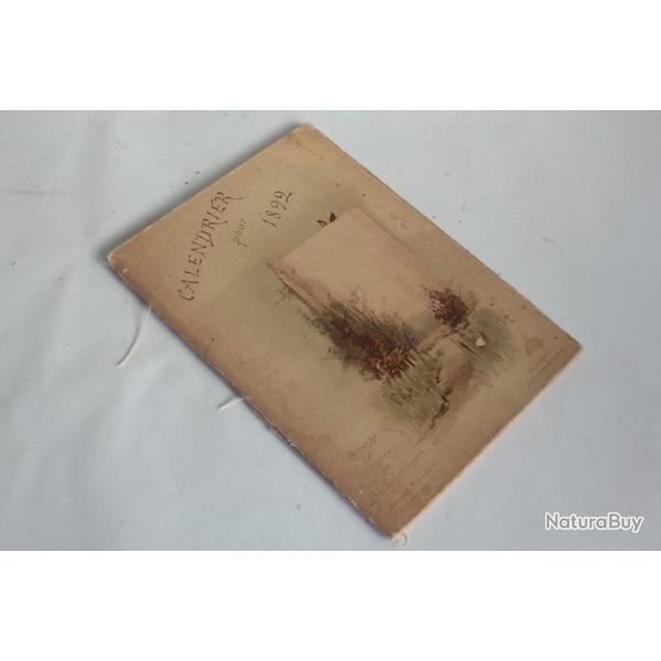 Calendrier illustr 1892 Sophie de Niederhausern