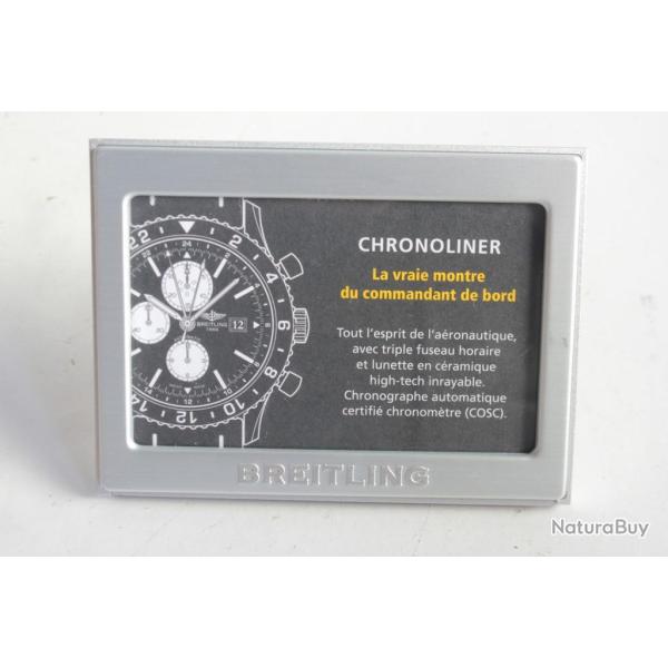 BREITLING Cadre photo prsentoir aluminium