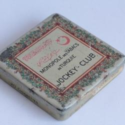 Bo&icirc;te &agrave; Cigarettes t&ocirc;le Monopole des Tabacs Turquie Jockey Club