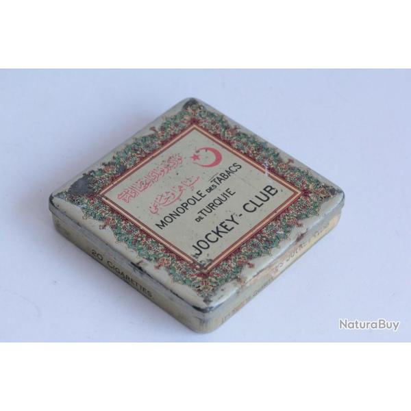 Bo�te � Cigarettes t�le Monopole des Tabacs Turquie Jockey Club