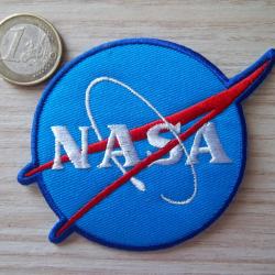 écusson NASA National Aeronautics and Space Administration bleu