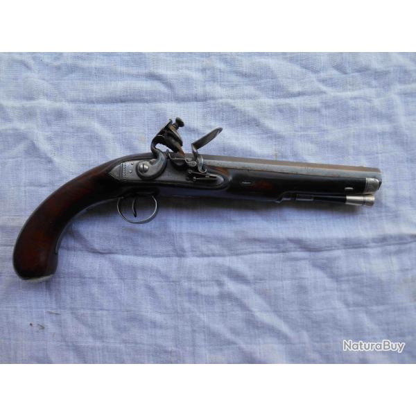 Pistolet  silex Anglais  " PARKER LONDON"