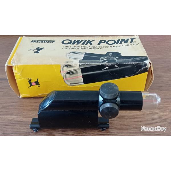 Point rouge Weaver QUIK POINT vintage fonctionne sans piles