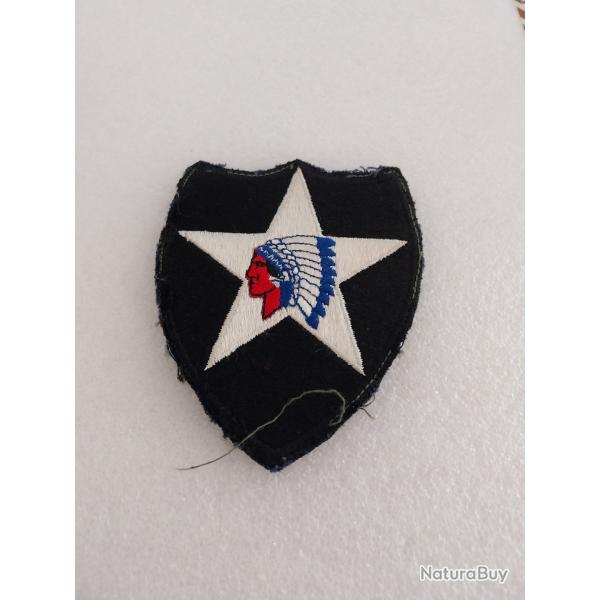 Patch arm�e us 2nd INFANTRY DIVISION indian head original 1