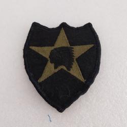 Patch arm&eacute;e us 2nd INFANTRY DIVISION kaki indian head original
