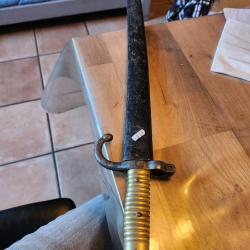 Ba&iuml;onnette chassepot 19eme