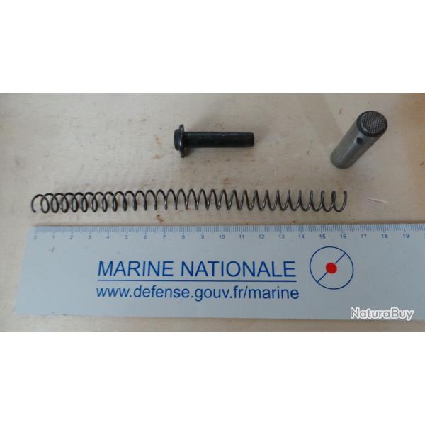 RESSORT RECUPERATEUR TIGE GUIDE ET EMBOUT QUADRILLE POUR COLT .45