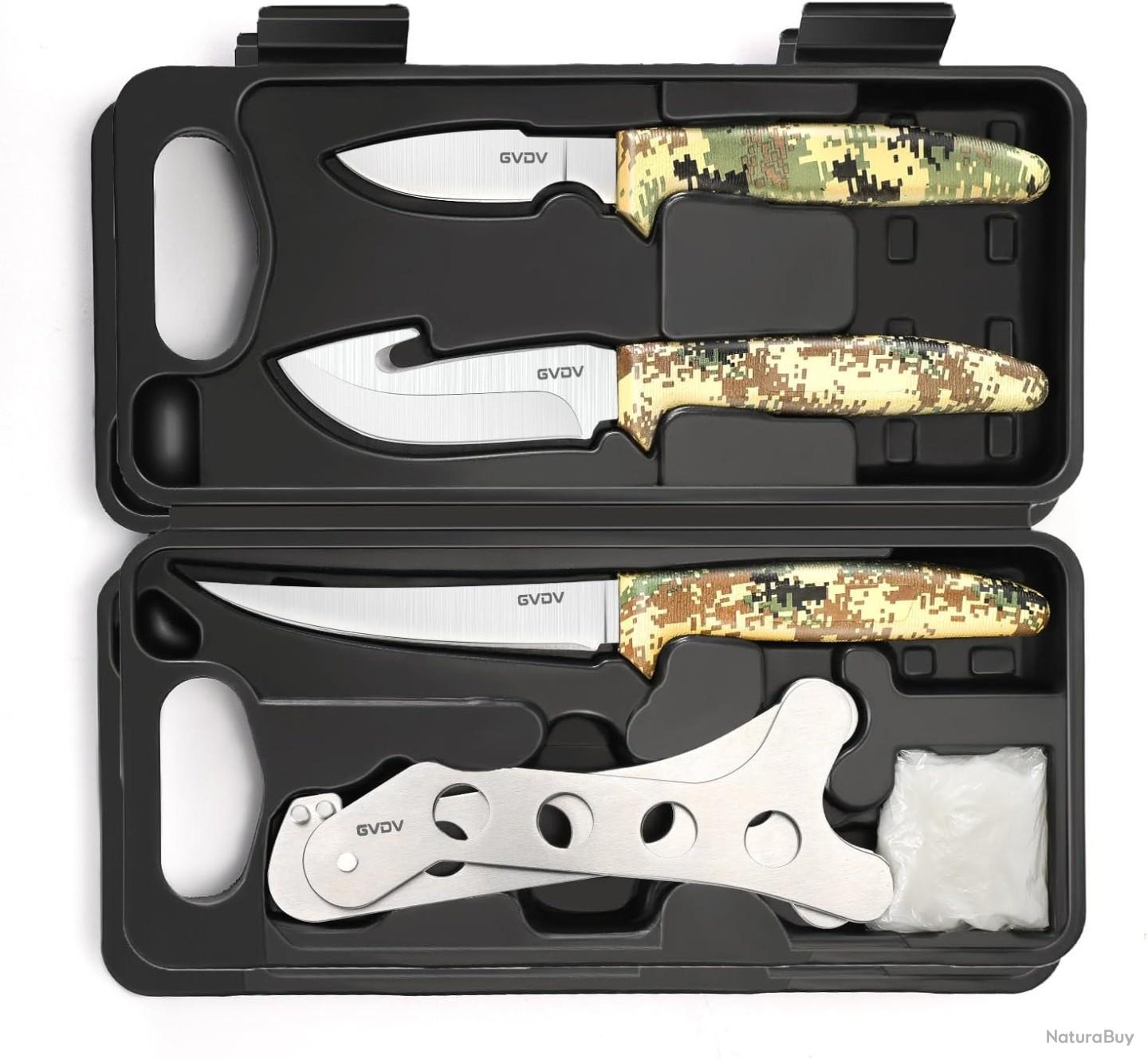 Fiskars X5 camping set avec hache, scie et couteau | Achetez à prix