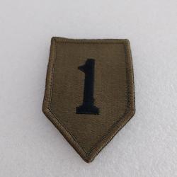 Patch arm&eacute;e us 1st INFANTRY DIVISION big red one kaki ORIGINAL