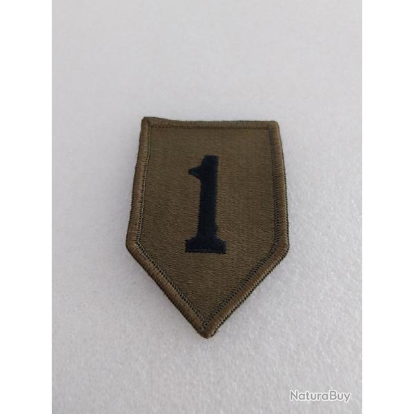Patch arm�e us 1st INFANTRY DIVISION big red one kaki ORIGINAL
