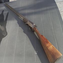 Fusil canons superposés belge pliant dit "de braconnier" cal. 410/65 mis en vente à 1 sans réserve