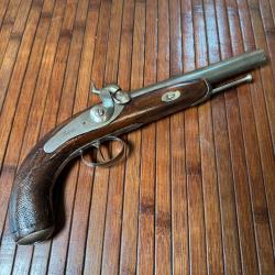 PISTOLET DE TIR A PERCUSSION SIGNÉ LEPAGE A PARIS