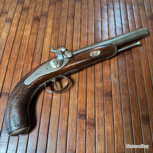 PISTOLET DE TIR A PERCUSSION SIGN LEPAGE A PARIS
