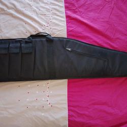 Housse noire tactique BULLDOG pour fusil d'assaut