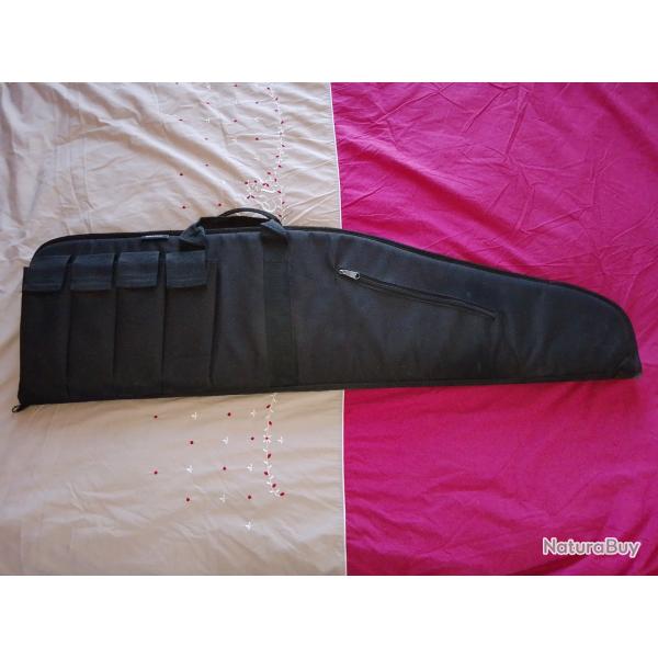 Housse noire tactique BULLDOG pour fusil d'assaut