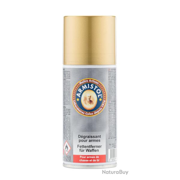 Aerosol d�graissant  Armistol pour arme 150 ml