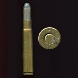 9 x 56 Mannlicher Schoenauer - marquage : H/*/1925/*/ - balle nickel pointe plomb arrondie