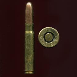 9 x 57 Mauser - ancien marquage allemand : N   M.88 / 9A X 57 - balle cuivre pointe arrondie