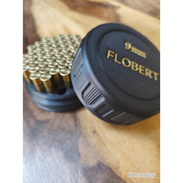 Bo�te � munitions 9mm Flobert, design robuste et tr�s pratique.