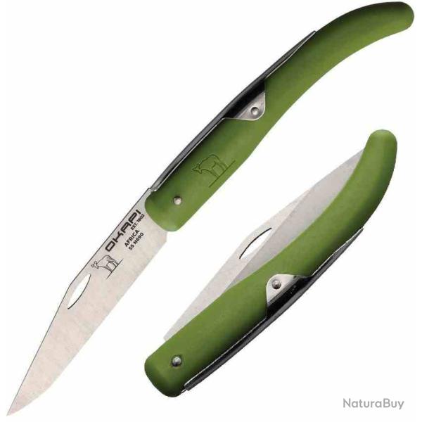 Couteau Okapi Folder LAME Acier N690 MANCHE OD Green GFN Slip Joint South Africa KO02580