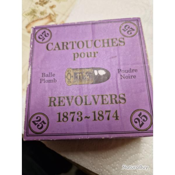 Une boite de munitions 1873 1874 poudre noire