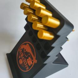 Présentoir à munitions 308 WIN avec support de téléphone personnalisé au logo de votre club ou team.