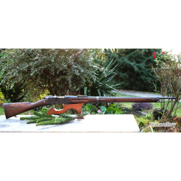 Trs rare fusil Lebel M1886 rechambr calibre 8x348W Winchester 25761 LBV24LEB001