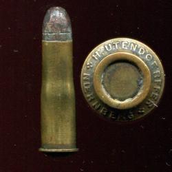 9 x 36 R German Tesching Mauser base - H. UTENDOERFFER + NUERNBER +