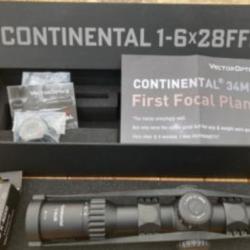 Lunette de battue VECTOR OPTICS CONTINENTAL 1x6x28