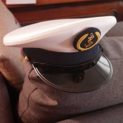 CASQUETTE MARINE NATIONALE 2024 TAILLE 60 + GALONS DE 2ND MAITRE