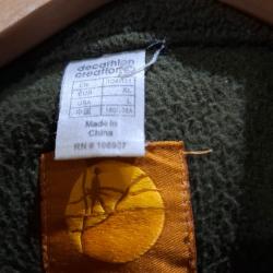 Veste et imperméable  "orange chasse"