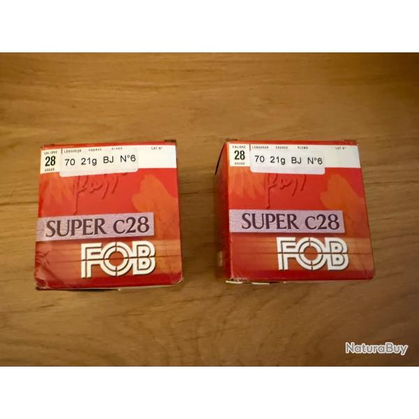 Cartouches fob calibre 28