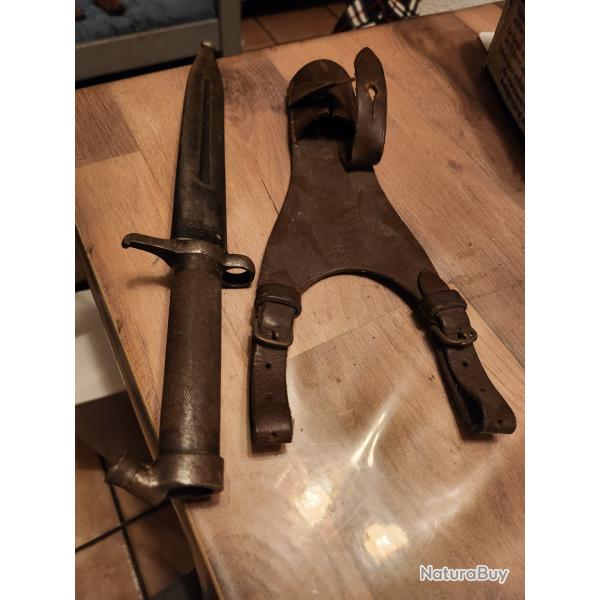 Rare baonnette sudoise 1896