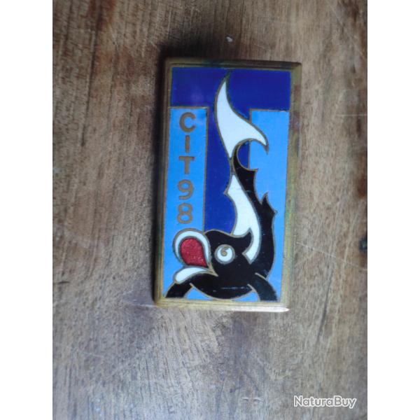 insigne CIT98 centre d 'instruction des transmissions  / drago paris