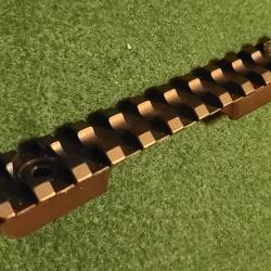 Rail Picatinny en acier trempé pour Anschutz  54 / 64 - CONTESSA 20 MOA