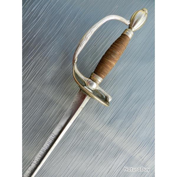 pe d'officier des Gardes du Corps du Roi  ancienne monarchie  - Compagnie du Luxembourg