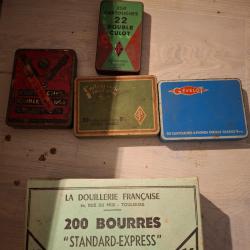 Boîtes vides de chasse