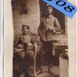Carte-Photo Soldats Allemands -N&deg;4408