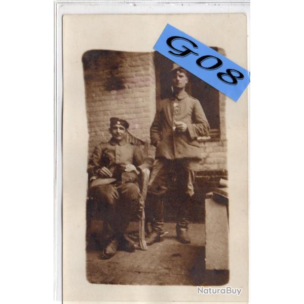 Carte-Photo Soldats Allemands -N�4408