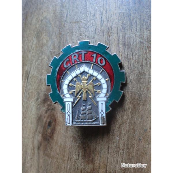 insigne mail CRT10  10eme compagnie rgionale du train  / drago paris