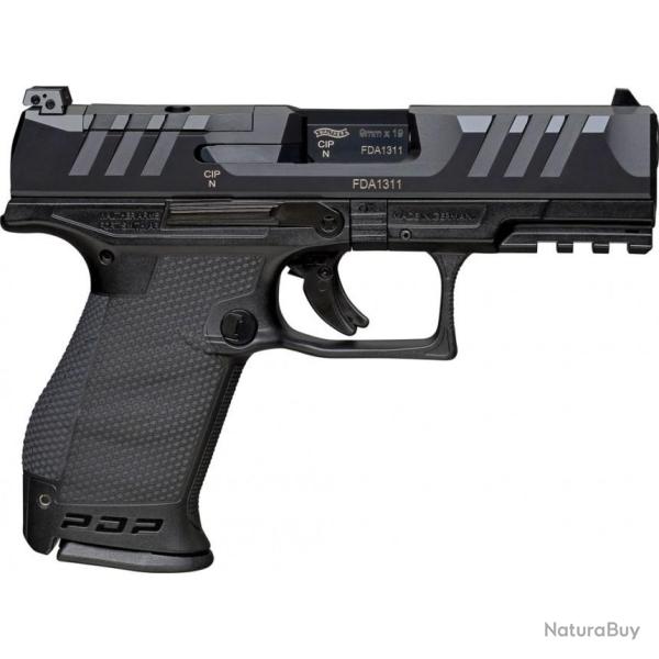 PISTOLET PDP COMPACT WALTHER 4" CAL 9X19 15 COUPS