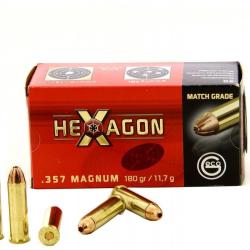 MUNITIONS GECO 357MAG HEXAGON 180GR X50
