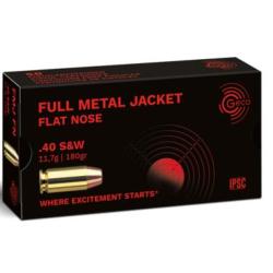 MUNITIONS GECO .40 S&W FULL METALL JACKET FLAT X50