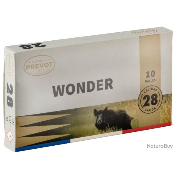 CARTOUCHE PR�VOT � BALLE WONDER - CAL. 28/70