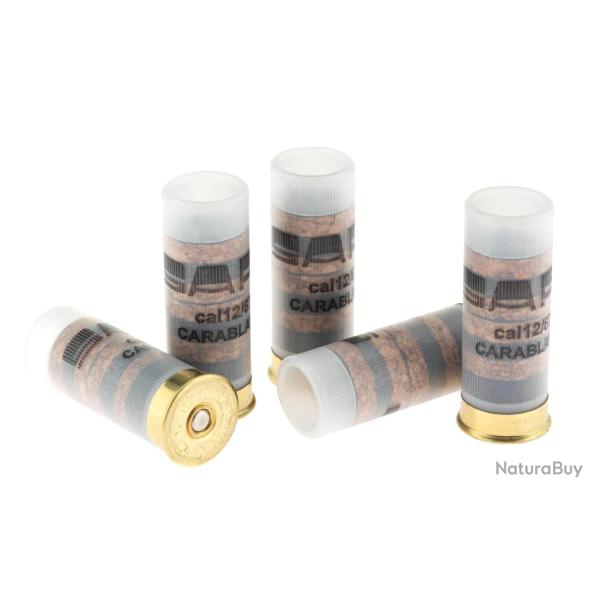 CARTOUCHES � BLANC CAL. 12/67 X5