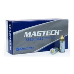 CARTOUCHES MAGTECH 9X19 FMJ ACIER 124GR